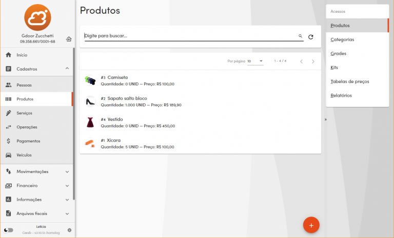 Cadastros